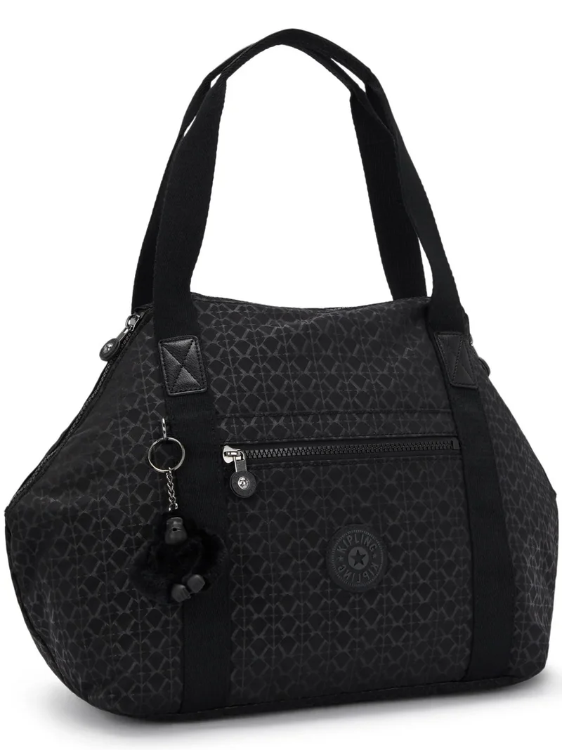 kipling  Art Female Medium Tote With Removable Shoulder Strap - Signature Emb  | Best Price UAE